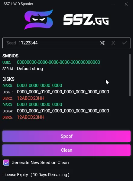 SSZ Spoofer