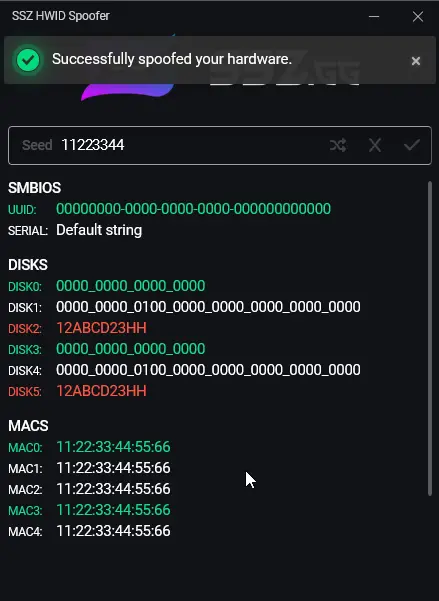 SSZ Spoofer