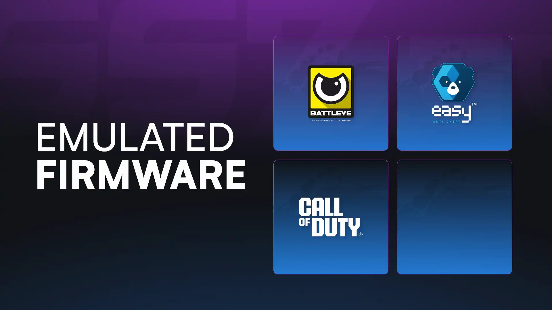 1:1 Slotted Emulated FW - BE/EAC/COD/ACE