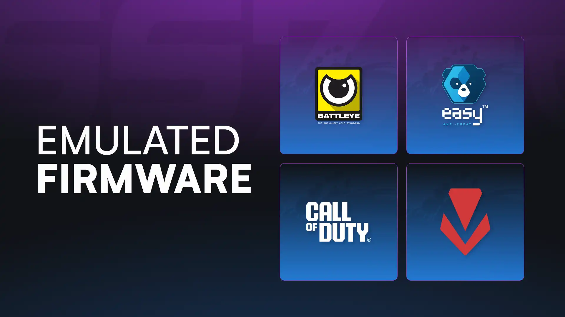 1:1 Emulated FW - AMD Valorant/BE/EAC/ACE