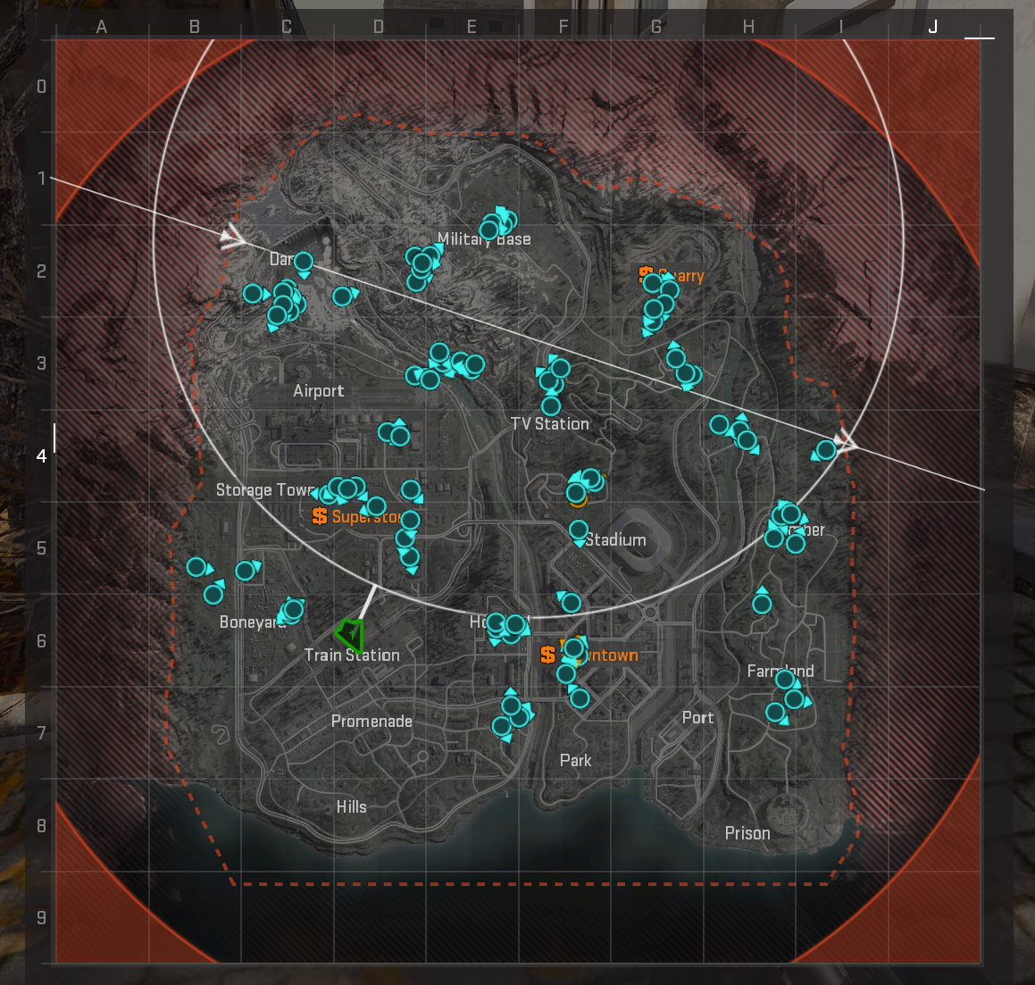 Warzone Permanent UAV minimap with enemies marked