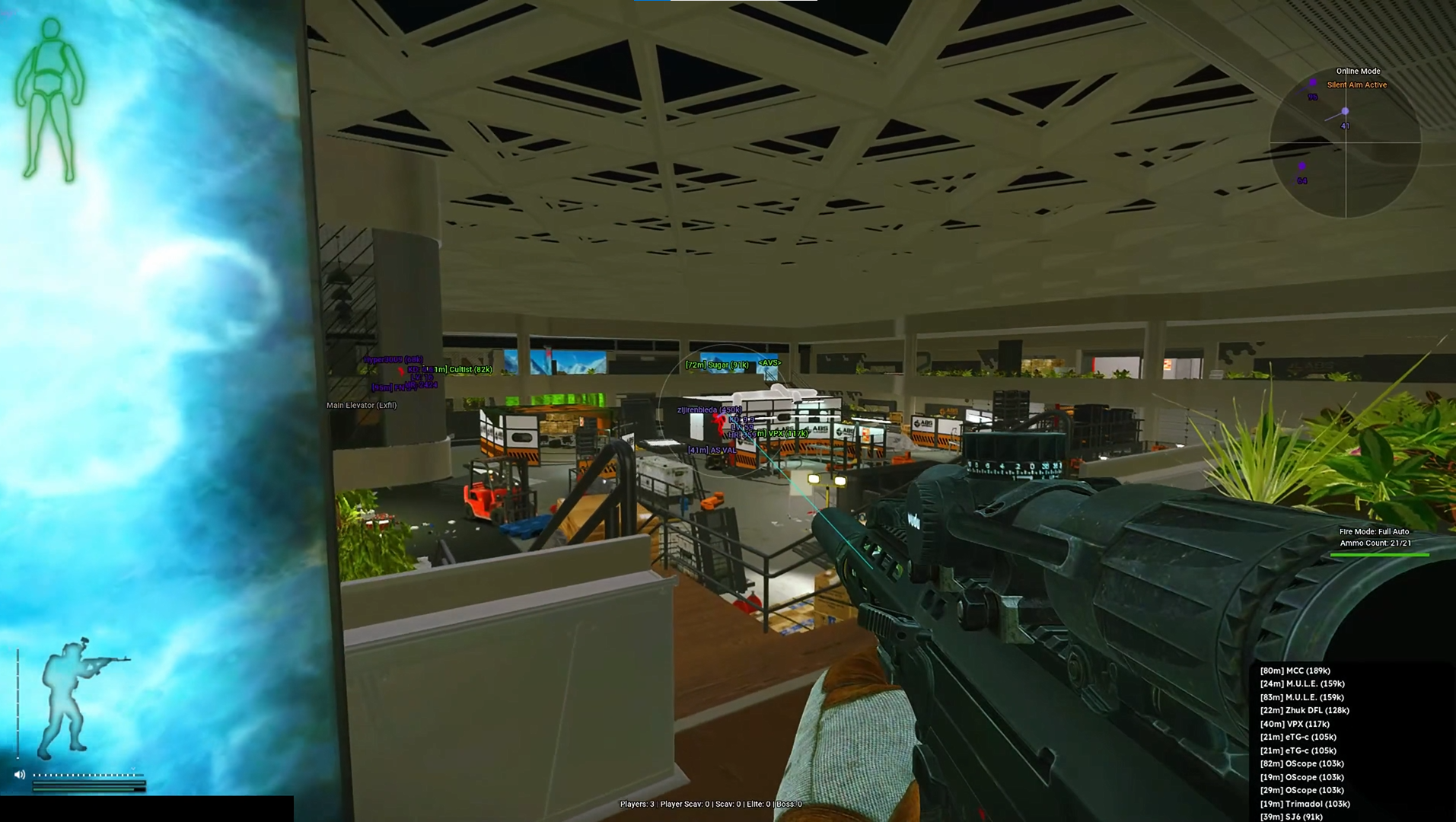 Escape from Tarkov aimbot locking onto a PMC