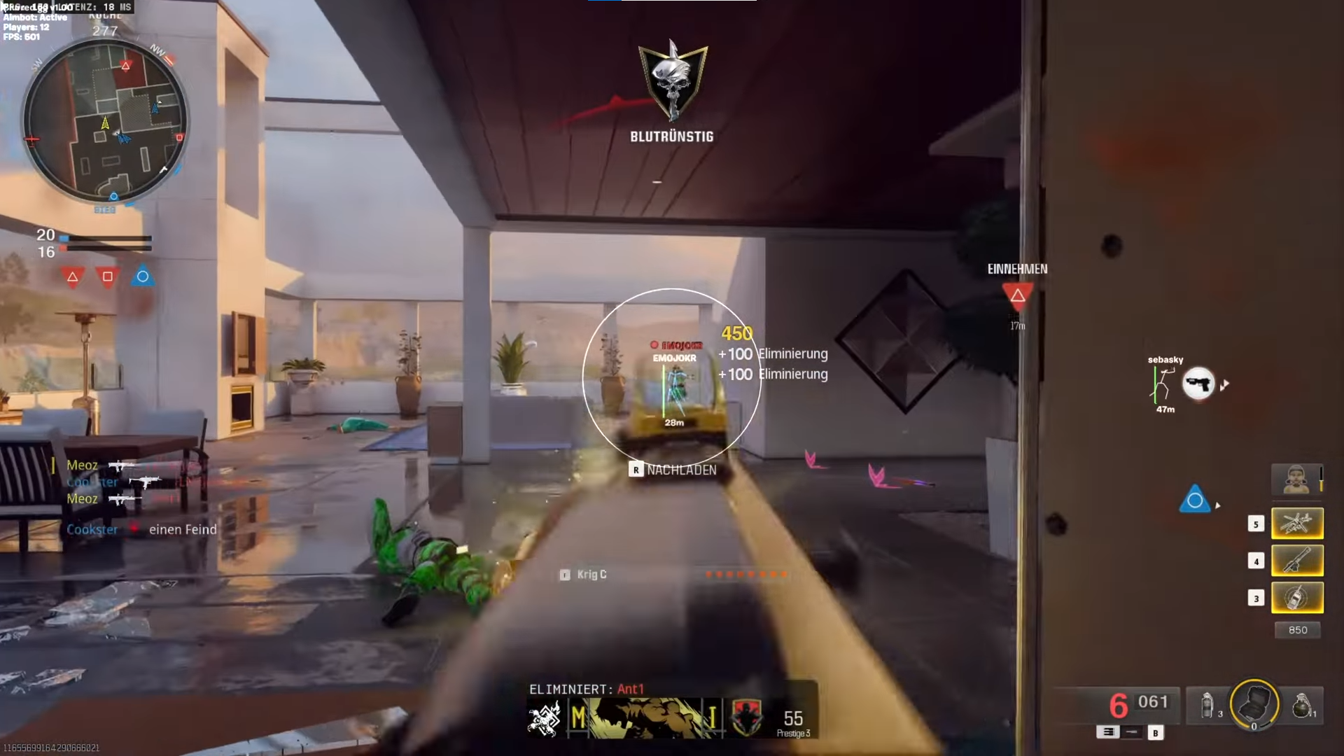 Aimbot in action