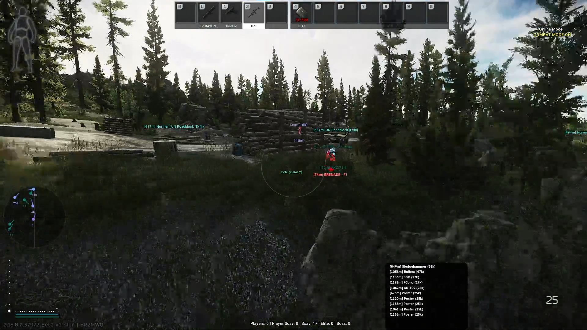 Scav ESP in action