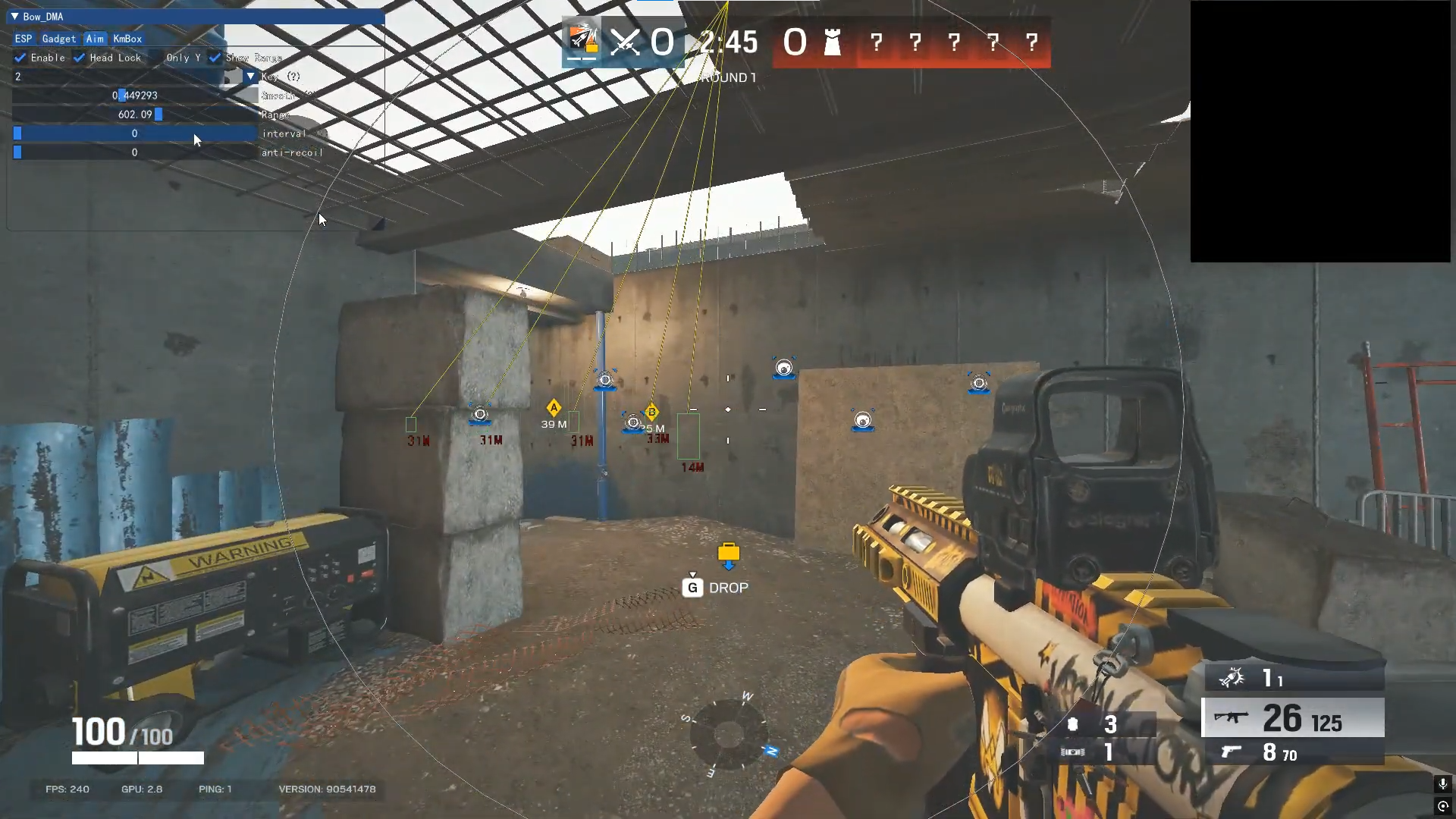Aimbot in action