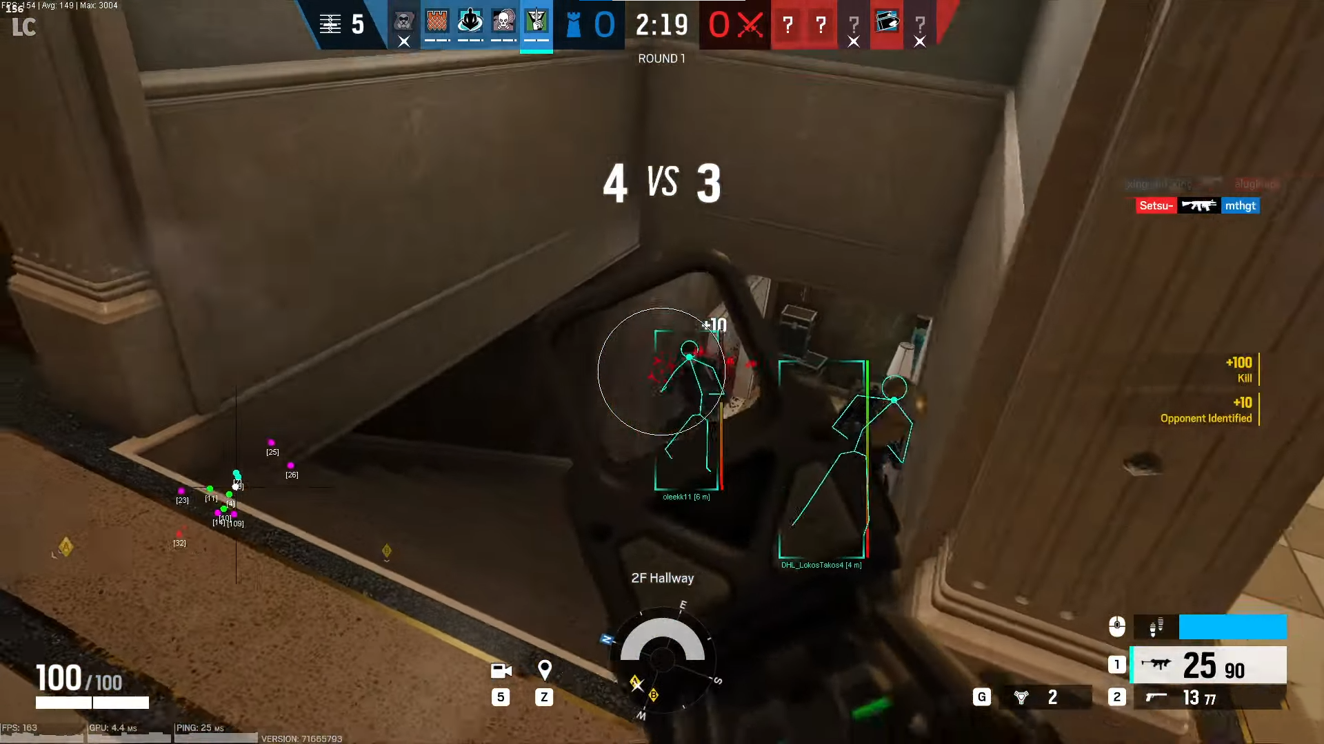 Crosshair and recoil control
